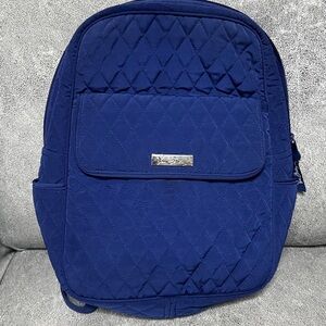 Vera Bradley Royal Blue Quilted Mini Backpack